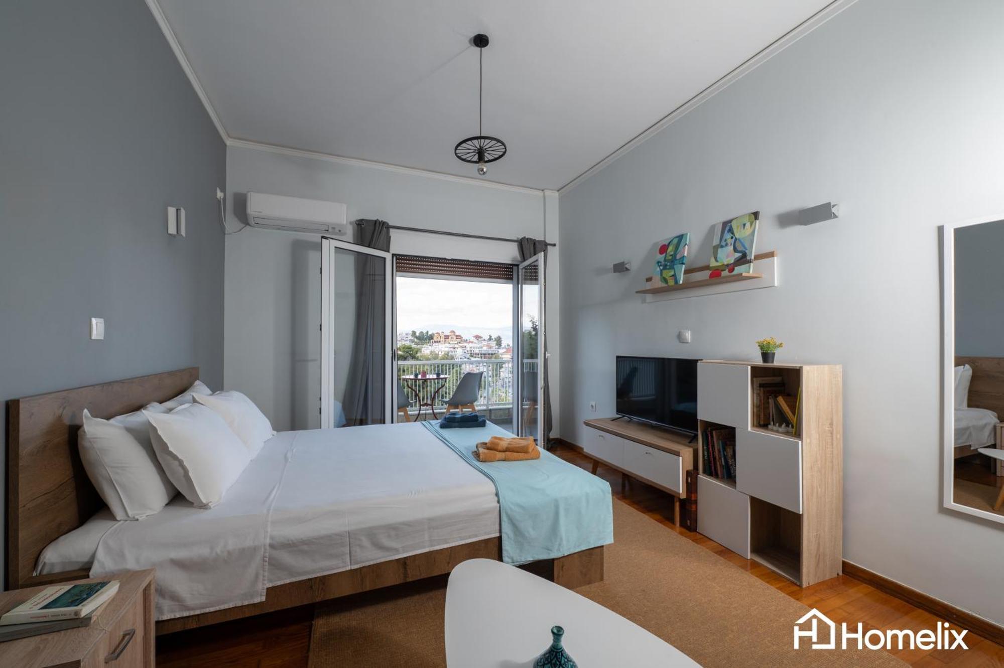 30M² Cosy Studio With Panoramic Sea View Chalkís Zewnętrze zdjęcie